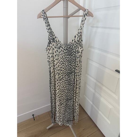 Reformation Lynda Cheetah Dress Size 10 - Picture 14 of 14